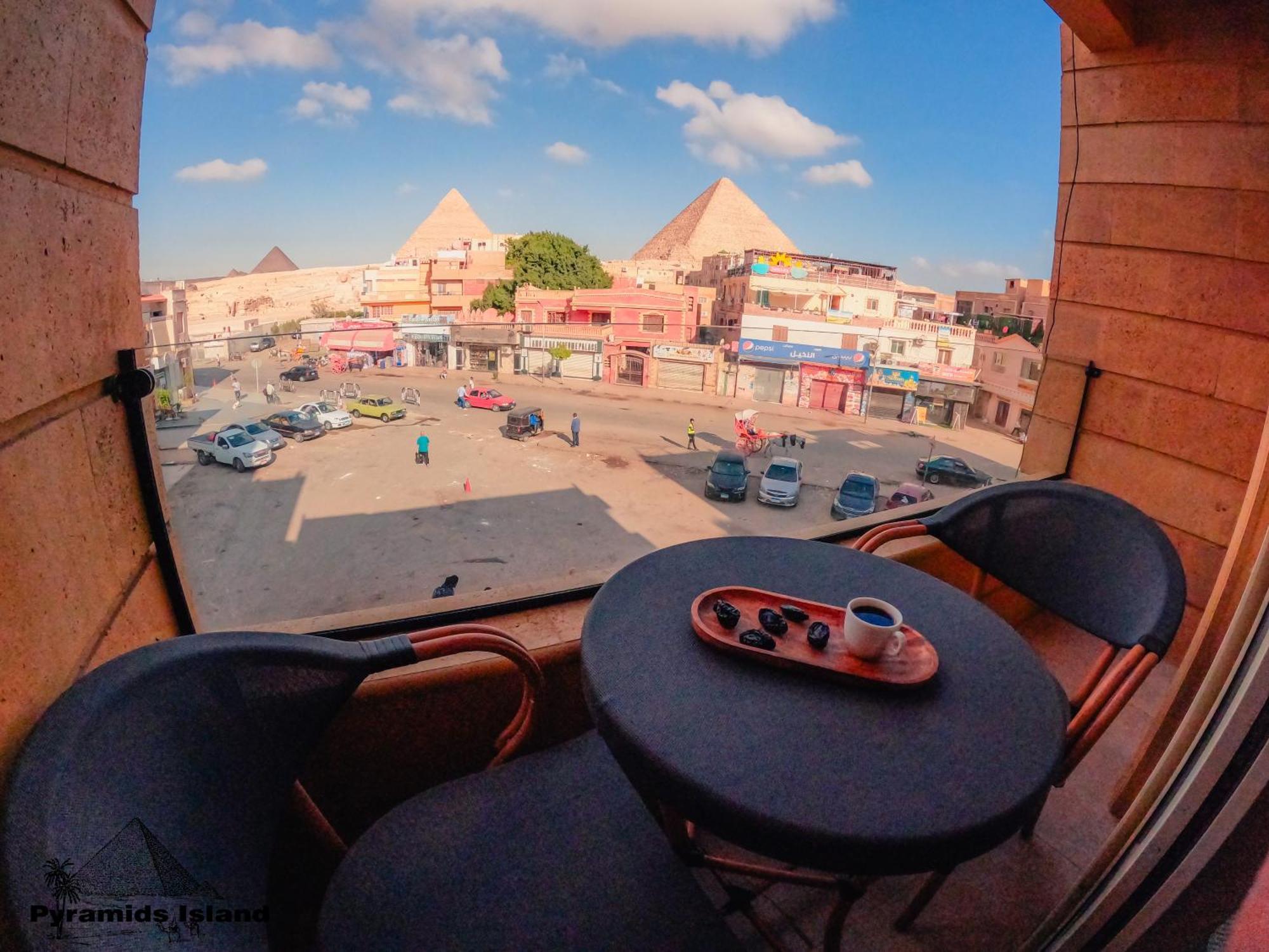 Pyramids Island Bed & Breakfast Kafrat al Jabal Luaran gambar