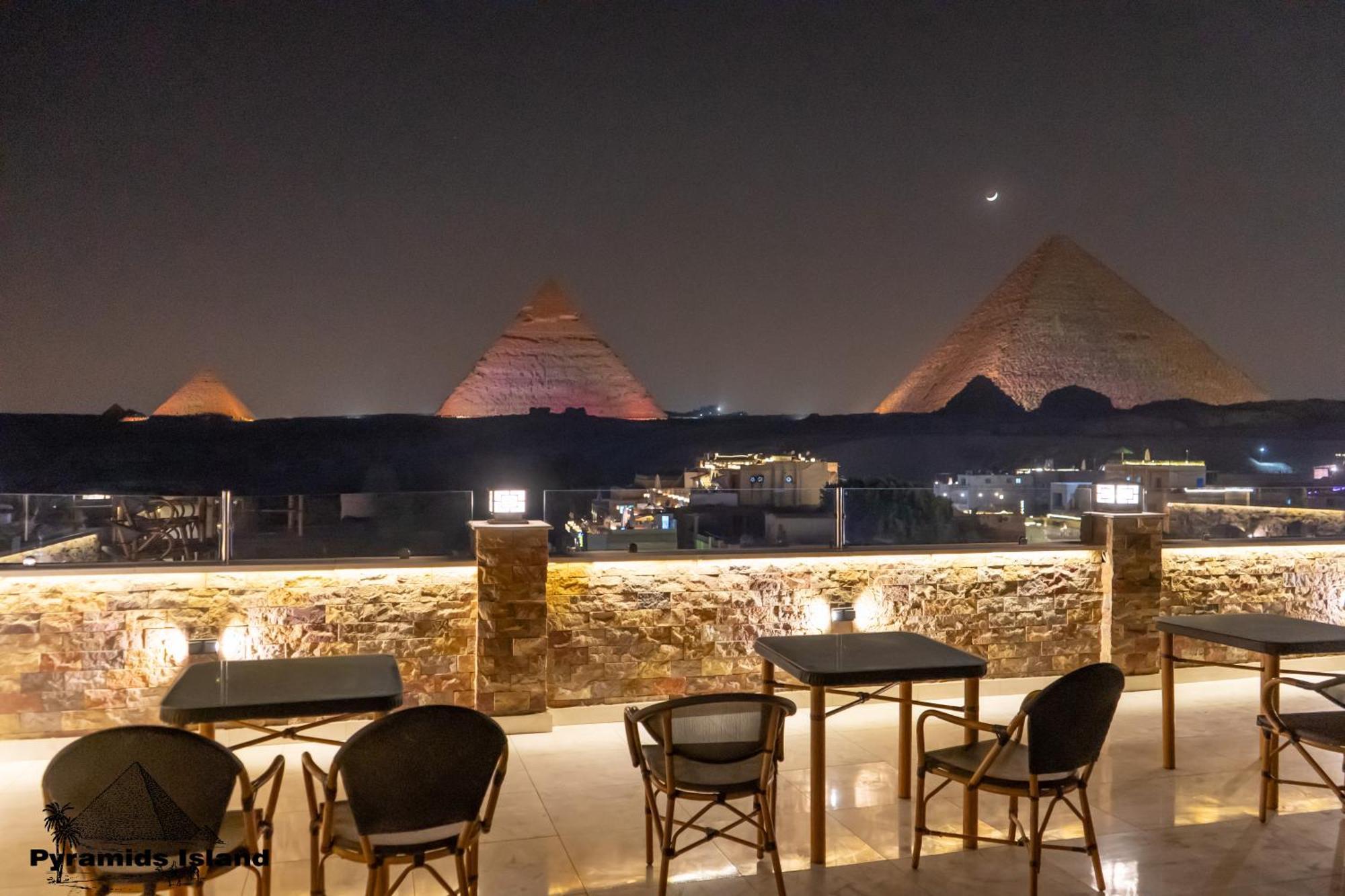 Pyramids Island Bed & Breakfast Kafrat al Jabal Luaran gambar