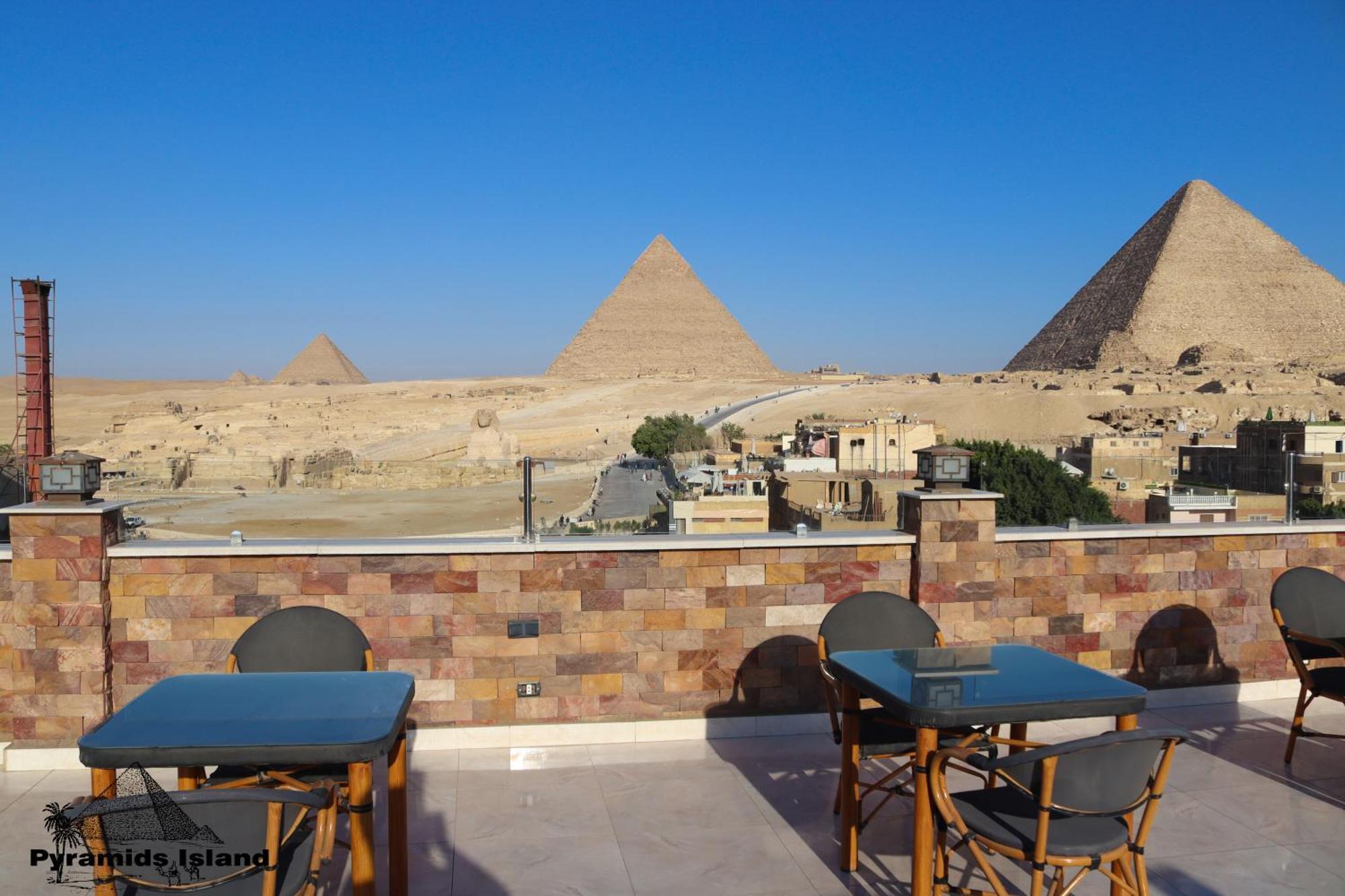 Pyramids Island Bed & Breakfast Kafrat al Jabal Luaran gambar