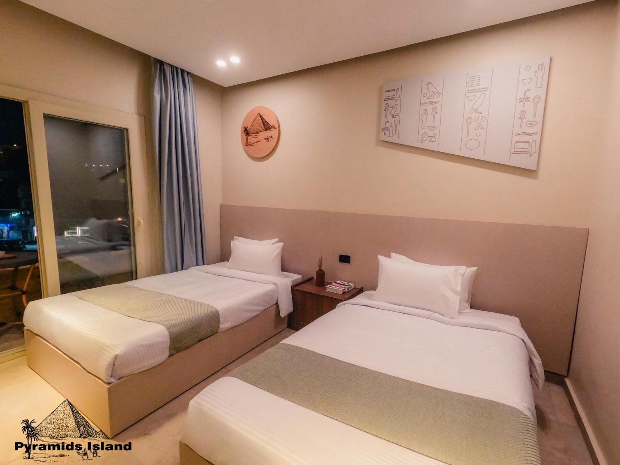 Pyramids Island Bed & Breakfast Kafrat al Jabal Luaran gambar