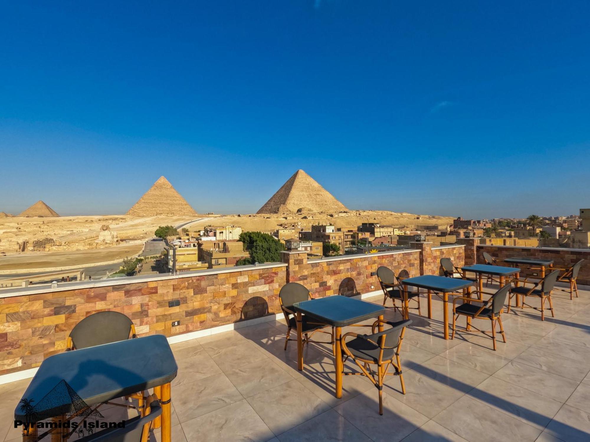 Pyramids Island Bed & Breakfast Kafrat al Jabal Luaran gambar